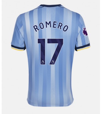 Tottenham Hotspur Cristian Romero #17 Segunda Equipación 2024-25 Manga Corta